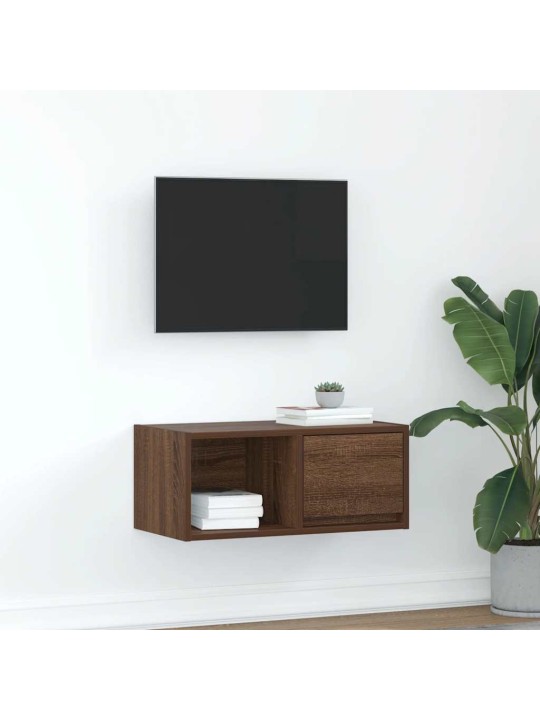 TELERIKAPP, PRUUN TAMM, 60X31X25,5 CM, TEHISPUIT