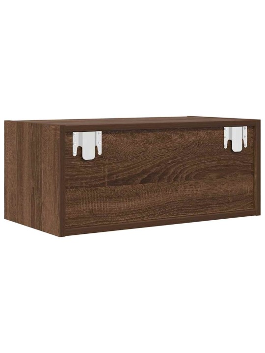 TELERIKAPID 2 TK, PRUUN TAMM, 60X31X25,5 CM, TEHISPUIT