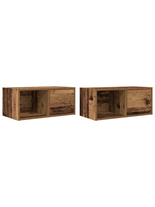 TELERIKAPID 2 TK, VANA PUIT, 60X31X25,5 CM, TEHISPUIT