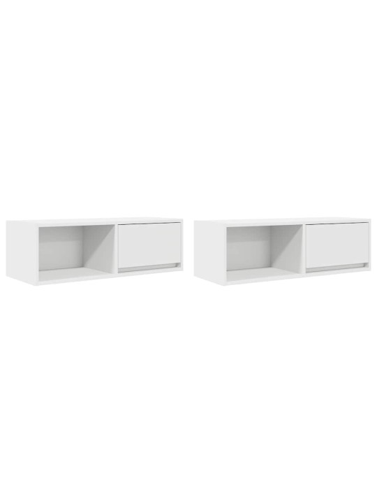 SEINA TELERIKAPP, VALGE, 80X31X25,5 CM, TEHISPUIT