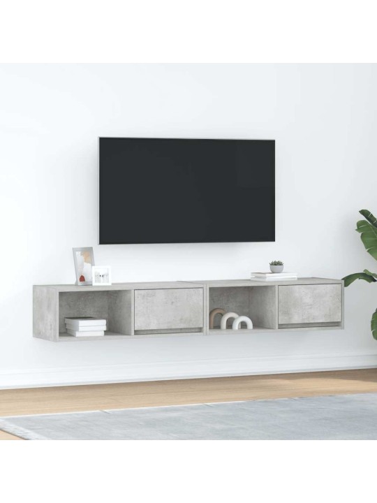 SEINA TELERIKAPID, 2 TK, BETOONHALL, 80X31X25,5 CM, TEHISPUIT