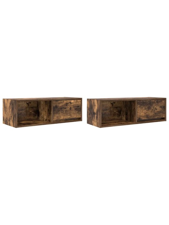 TELERIKAPID 2 TK, SUITSUTATUD TAMM, 80X31X25,5 CM, TEHISPUIT