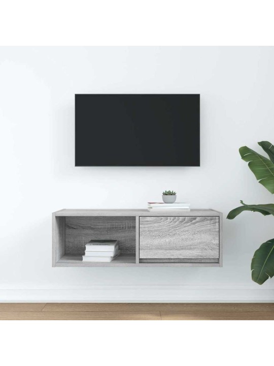 TELERIKAPP, HALL SONOMA TAMM, 80X31X25,5 CM, TEHISPUIT