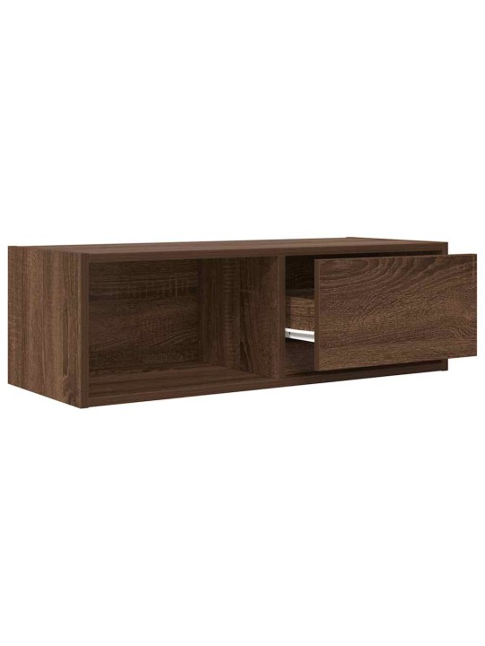 TELERIKAPID 2 TK, PRUUN TAMM, 80X31X25,5 CM, TEHISPUIT