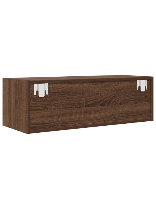 TELERIKAPID 2 TK, PRUUN TAMM, 80X31X25,5 CM, TEHISPUIT