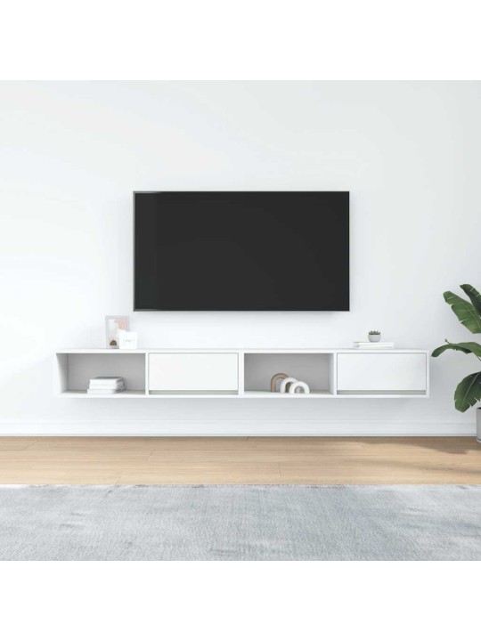 SEINA TELERIKAPP, VALGE, 100X31X25,5 CM, TEHISPUIT