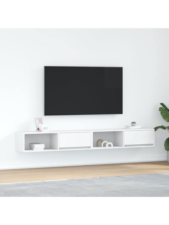 SEINA TELERIKAPP, VALGE, 100X31X25,5 CM, TEHISPUIT