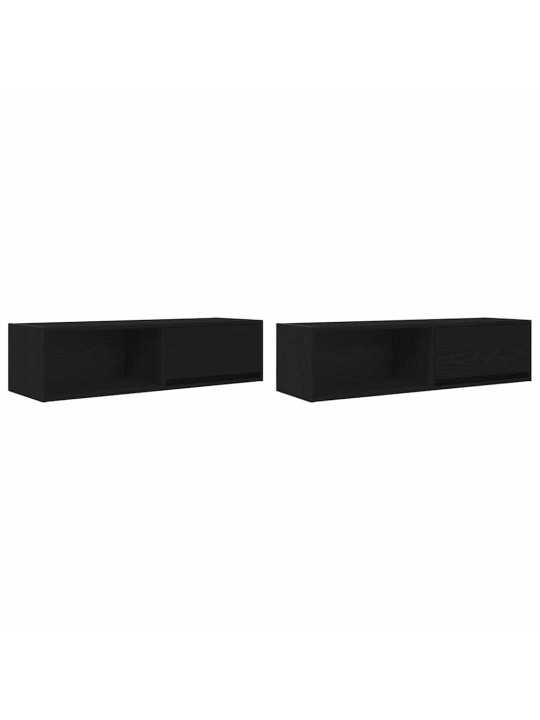 TELERIKAPID 2 TK, MUST TAMM, 100X31X25,5 CM, TEHISPUIT