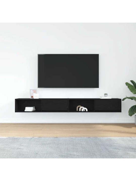 TELERIKAPID 2 TK, MUST TAMM, 100X31X25,5 CM, TEHISPUIT