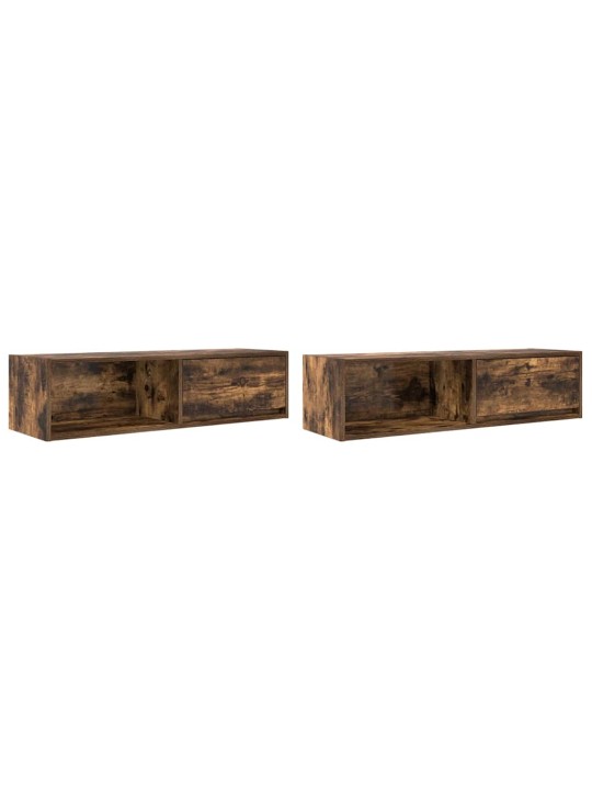 TELERIKAPID 2 TK, SUITSUTATUD TAMM, 100X31X25,5 CM, TEHISPUIT