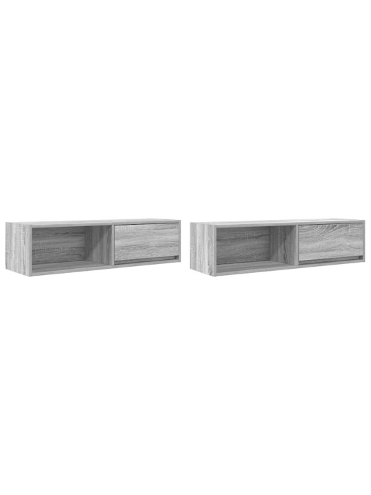 TELERIKAPID 2 TK, HALL SONOMA, 100X31X25,5 CM, TEHISPUIT