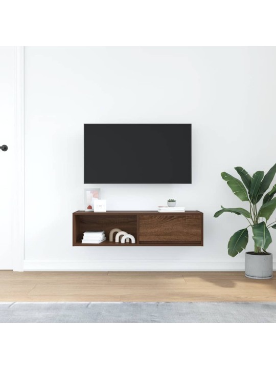 TELERIKAPP, PRUUN TAMM, 100X31X25,5 CM, TEHISPUIT