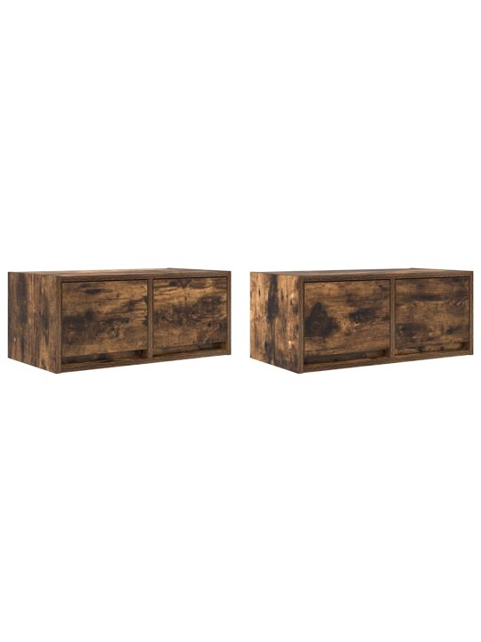 TELERIKAPID 2 TK, SUITSUTATUD TAMM, 60X31X25,5 CM, TEHISPUIT