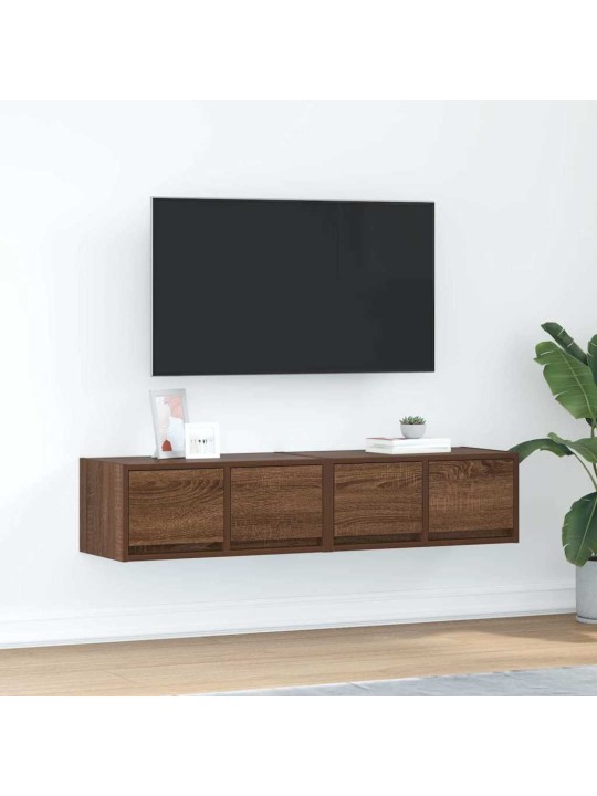TELERIKAPID 2 TK, PRUUN TAMM, 60X31X25,5 CM, TEHISPUIT