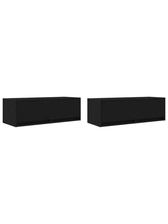 TELERIKAPID 2 TK, MUST TAMM, 80X31X25,5 CM, TEHISPUIT