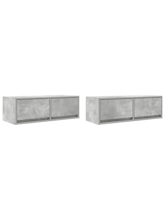 SEINA TELERIKAPID, 2 TK, BETOONHALL, 80X31X25,5 CM, TEHISPUIT