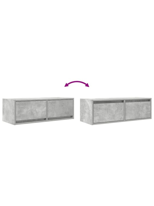 SEINA TELERIKAPID, 2 TK, BETOONHALL, 80X31X25,5 CM, TEHISPUIT