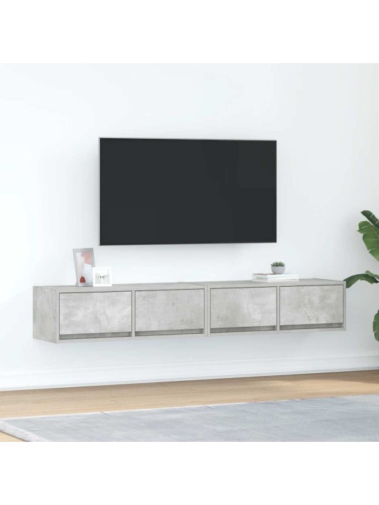SEINA TELERIKAPID, 2 TK, BETOONHALL, 80X31X25,5 CM, TEHISPUIT