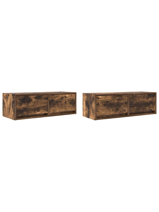 TELERIKAPID 2 TK, SUITSUTATUD TAMM, 80X31X25,5 CM, TEHISPUIT