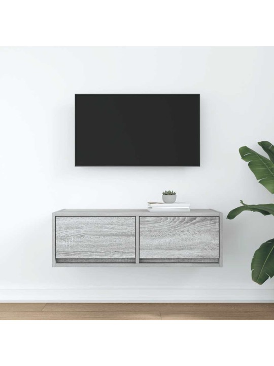 TELERIKAPP, HALL SONOMA TAMM, 80X31X25,5 CM, TEHISPUIT