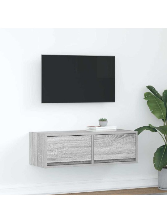 TELERIKAPP, HALL SONOMA TAMM, 80X31X25,5 CM, TEHISPUIT