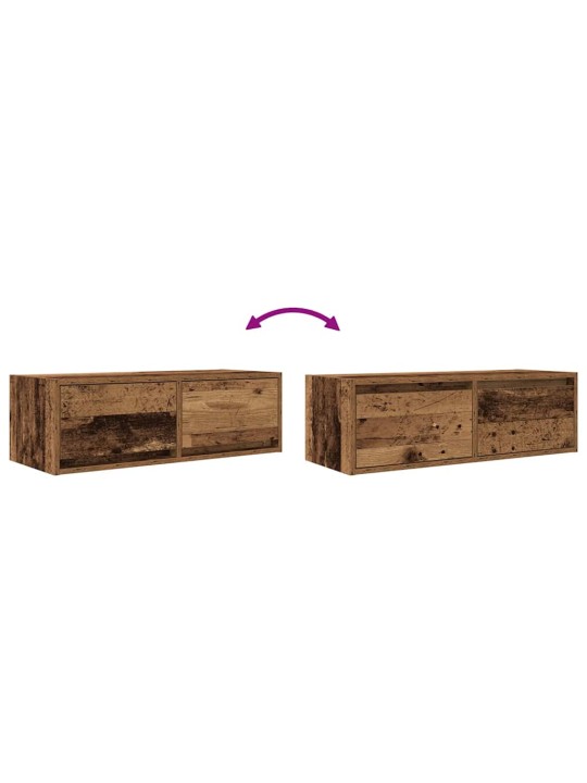 TELERIKAPID 2 TK, VANA PUIT, 80X31X25,5 CM, TEHISPUIT