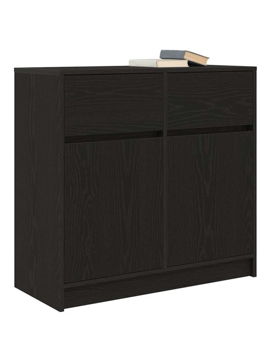 PUHVETKAPP SAHTLIGA, MUST TAMM, 80X34X76 CM, TEHISPUIT