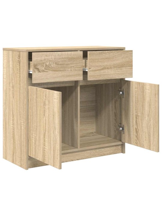 PUHVETKAPP SAHTLIGA, SONOMA TAMM, 80X34X76 CM, TEHISPUIT
