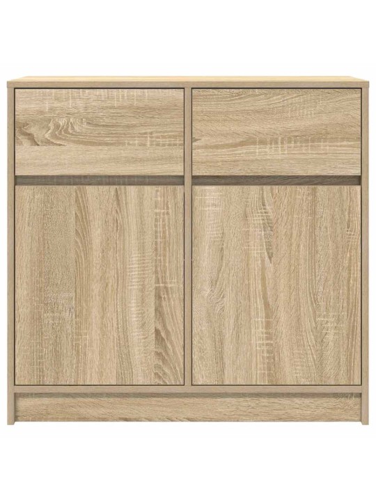 PUHVETKAPP SAHTLIGA, SONOMA TAMM, 80X34X76 CM, TEHISPUIT