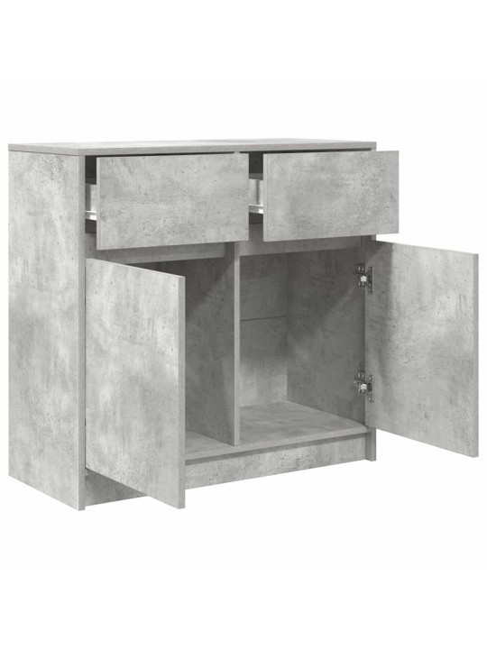 PUHVETKAPP SAHTLIGA, BETOONHALL, 80X34X76 CM, TEHISPUIT