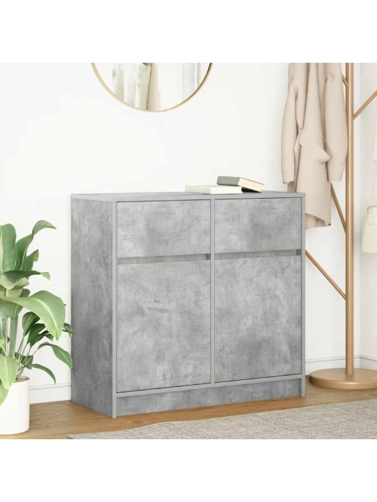 PUHVETKAPP SAHTLIGA, BETOONHALL, 80X34X76 CM, TEHISPUIT