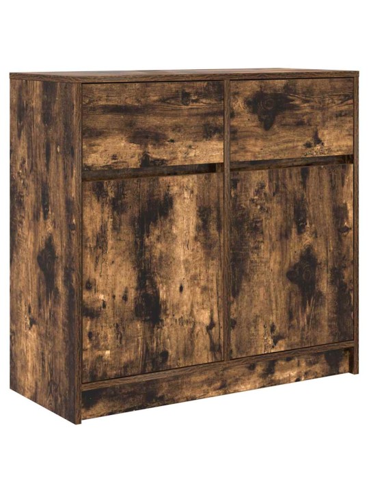 PUHVETKAPP SAHTLIGA, SUITSUTATUD TAMM, 80X34X76 CM, TEHISPUIT