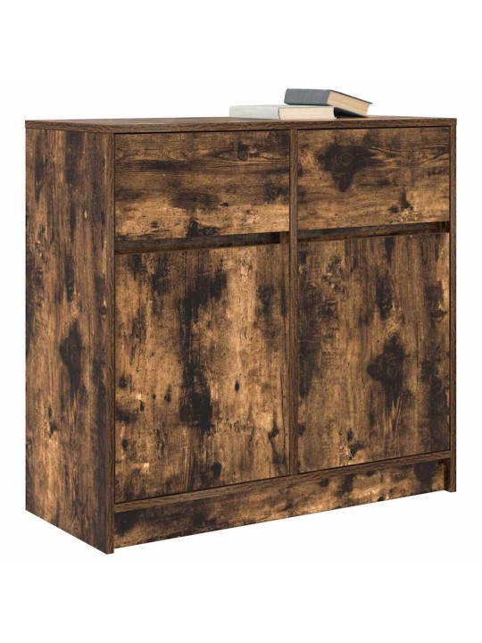 PUHVETKAPP SAHTLIGA, SUITSUTATUD TAMM, 80X34X76 CM, TEHISPUIT