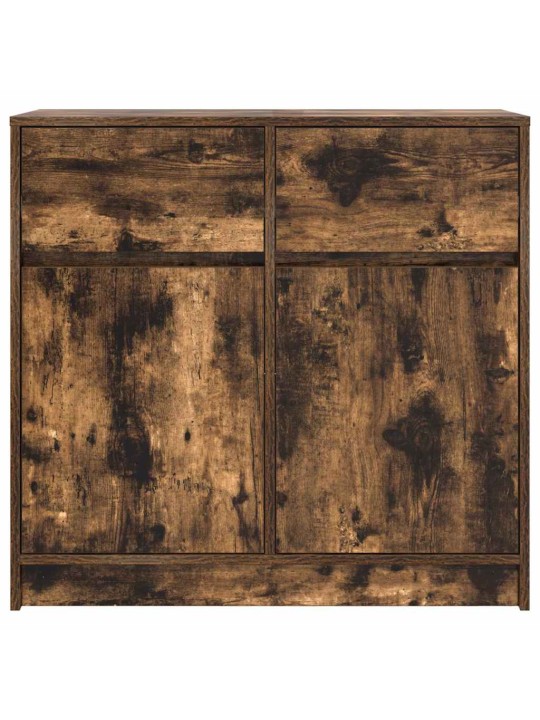 PUHVETKAPP SAHTLIGA, SUITSUTATUD TAMM, 80X34X76 CM, TEHISPUIT