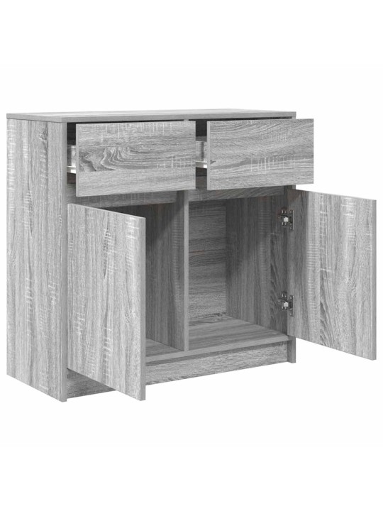 PUHVETKAPP SAHTLIGA, HALL SONOMA TAMM, 80X34X76 CM, TEHISPUIT