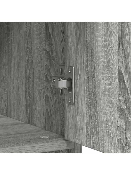 PUHVETKAPP SAHTLIGA, HALL SONOMA TAMM, 80X34X76 CM, TEHISPUIT