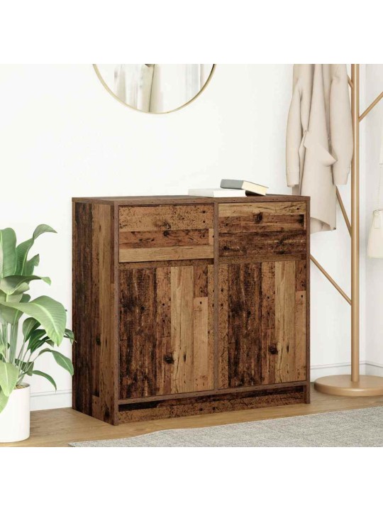 PUHVETKAPP SAHTLIGA, VANA PUIT, 80X34X76 CM, TEHISPUIT
