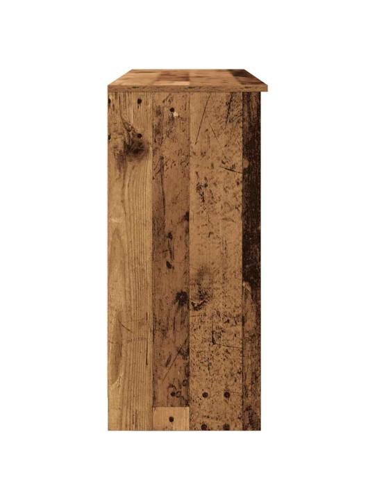 PUHVETKAPP SAHTLIGA, VANA PUIT, 101X35X76 CM, TEHISPUIT