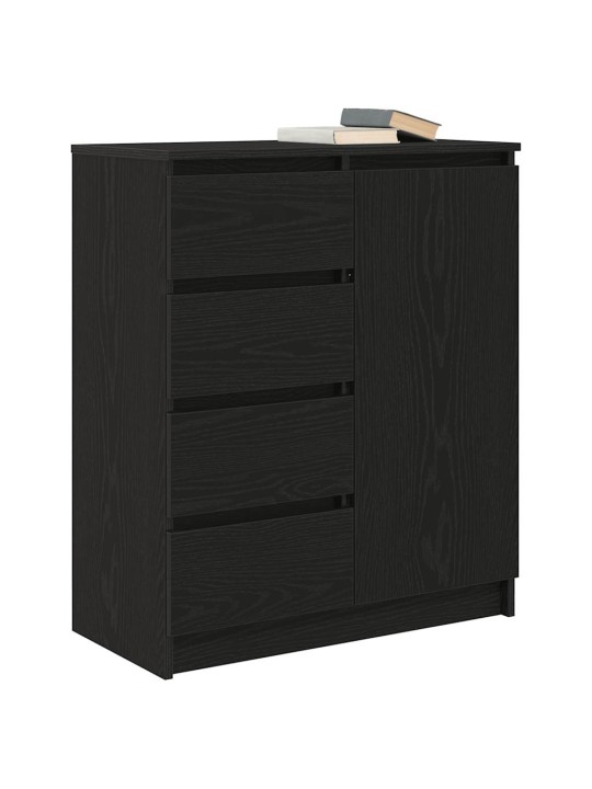 PUHVETKAPP SAHTLITEGA, MUST TAMM, 71X35X84 CM, TEHISPUIT