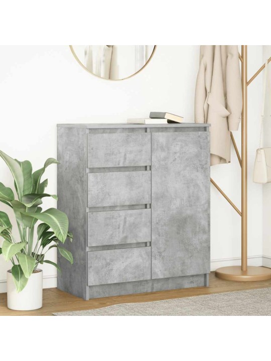 PUHVETKAPP SAHTLITEGA, BETOONHALL, 71X35X84 CM, TEHISPUIT