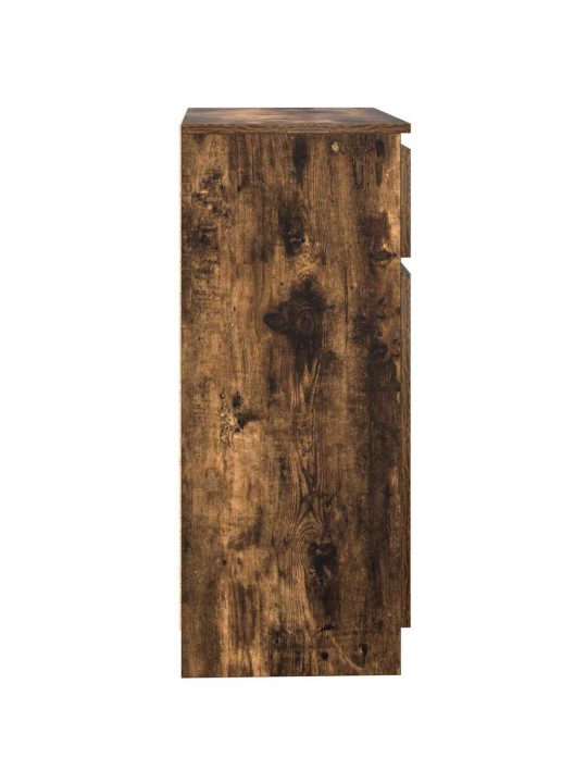 PUHVETKAPP SAHTLIGA, SUITSUTATUD TAMM, 71X35X84 CM, TEHISPUIT