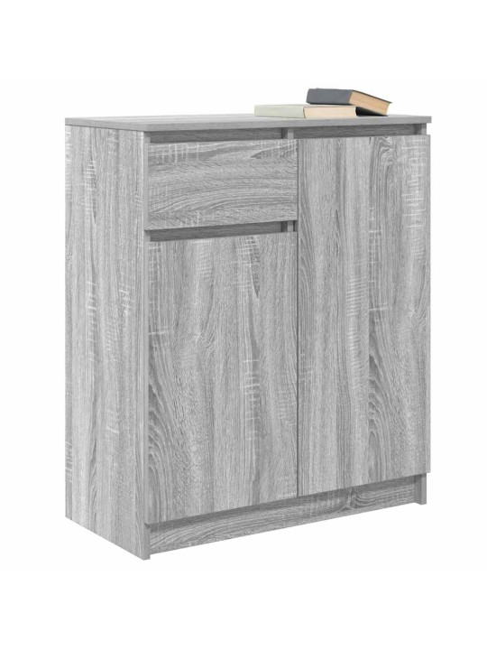 PUHVETKAPP SAHTLIGA, HALL SONOMA TAMM, 80X34X76 CM, TEHISPUIT