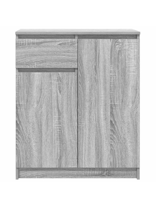 PUHVETKAPP SAHTLIGA, HALL SONOMA TAMM, 80X34X76 CM, TEHISPUIT