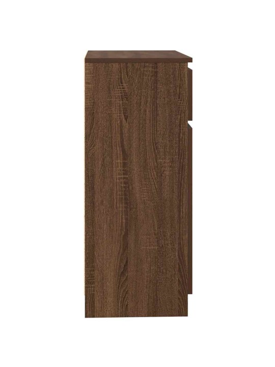 PUHVETKAPP SAHTLIGA, PRUUN TAMM, 71X35X84 CM, TEHISPUIT