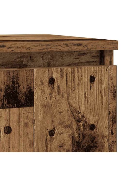 PUHVETKAPP SAHTLIGA, VANA PUIT, 71X35X84 CM, TEHISPUIT