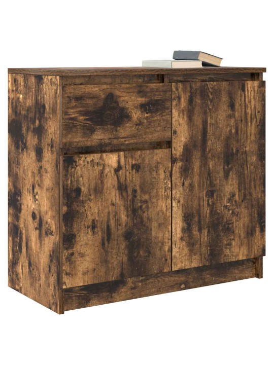 PUHVETKAPP SAHTLIGA, SUITSUTATUD TAMM, 71X35X65 CM, TEHISPUIT