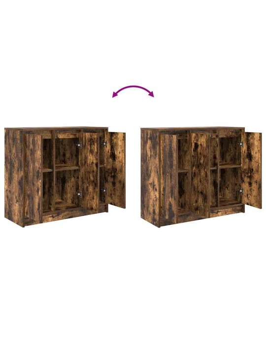 PUHVETKAPP, SUITSUTATUD TAMM, 85X34X76 CM, TEHISPUIT