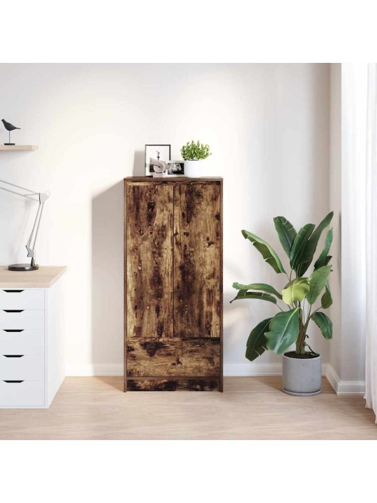 KAPP SAHTLIGA, SUITSUTATUD TAMM 55,5X34X119,5 CM, TEHISPUIT