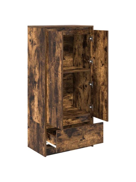 KAPP SAHTLIGA, SUITSUTATUD TAMM 55,5X34X119,5 CM, TEHISPUIT