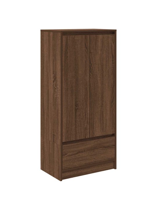 KAPP SAHTLIGA, PRUUN TAMM 55,5X34X119,5 CM, TEHISPUIT